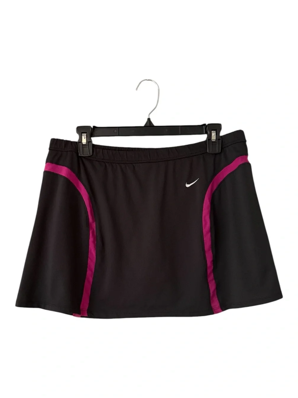 Nike Black Athletic Tennis Skort 13” Pink Magenta Size Large